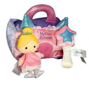 BABY GUND My Princess Castle Purse Plush - Little Princess Plush - Star Wand Set